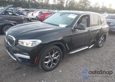 2021 BMW X3 xDrive30I из США, поврежденный, VIN 5UXTY5C00M9F13010